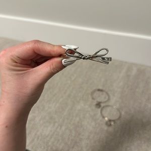 Kate Spade Sterling Silver Bow Bracelet